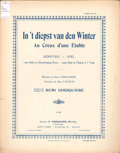 Kaft van In ´t diepst van den winter